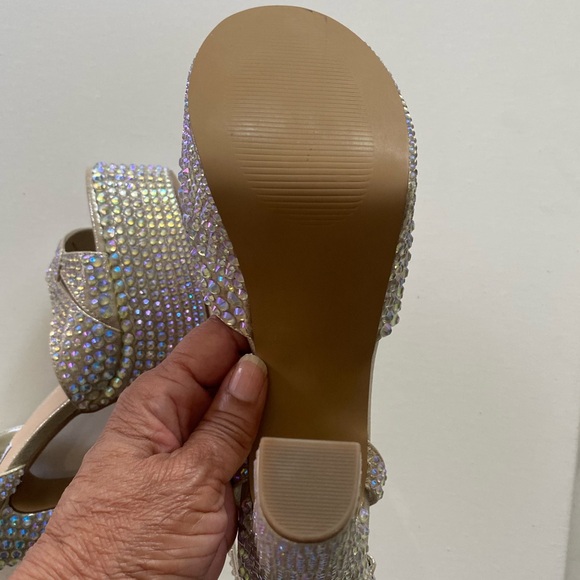 Steve Madden Rhinestone Platform Heels - Picture 8 of 10
